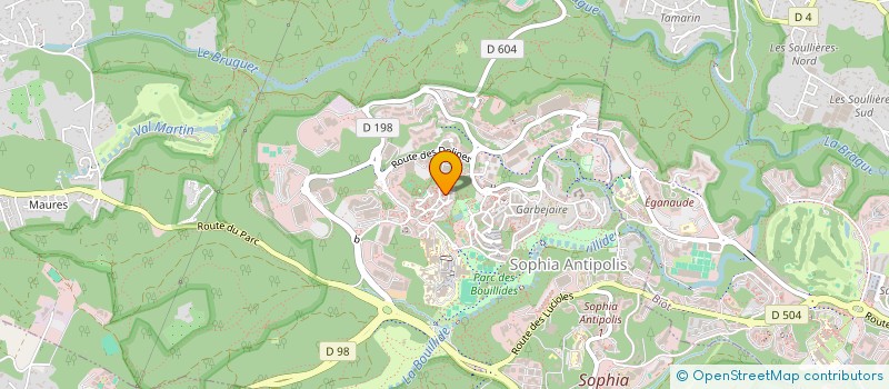 localisation de l'entreprise MONSIEUR KYAN BOUCIF  VALBONNE