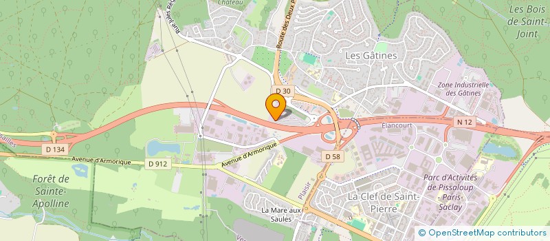 localisation de l'entreprise MONSIEUR KYLANN GUERDENER  PLAISIR