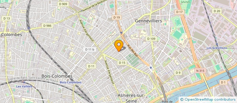 localisation de l'entreprise MONSIEUR KYLE DUVIGNEAU à ASNIERES-SUR-SEINE