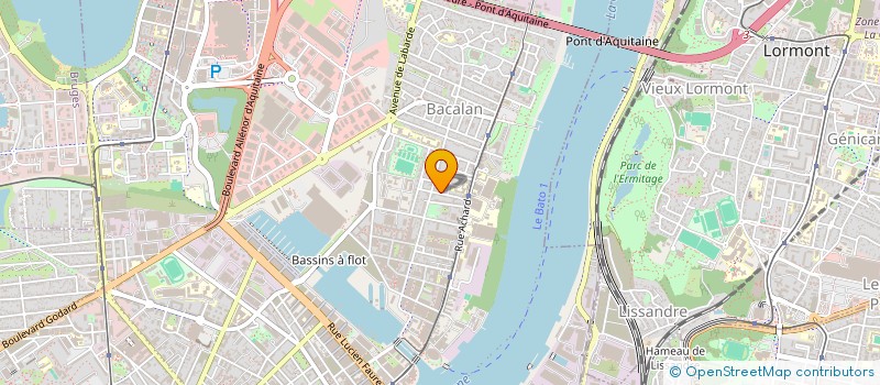 localisation de l'entreprise MONSIEUR KYLE LAWRENCE KBIRI ALAOUI--L'HERMINE  BORDEAUX