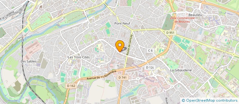 localisation de l'entreprise MONSIEUR KYLE RONOT  POITIERS