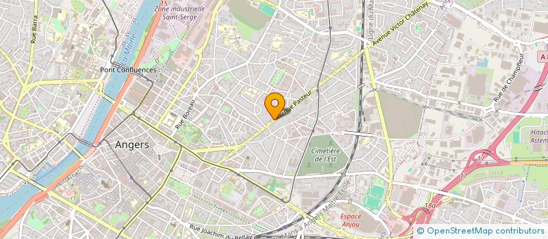 localisation de l'entreprise MONSIEUR KYLHAN KISSOUN à ANGERS