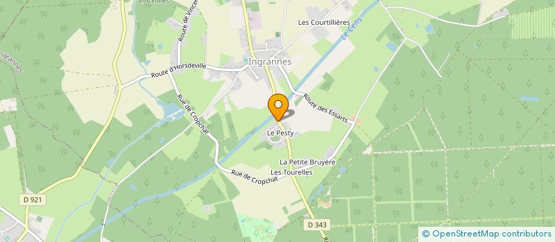 localisation de l'entreprise MONSIEUR KYLHAN MAILLARD à INGRANNES