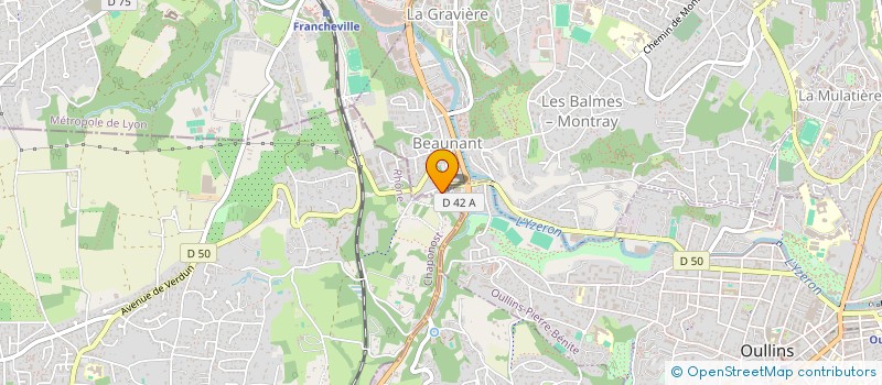 localisation de l'entreprise MONSIEUR KYLIAN ABAD  SAINTE-FOY-LES-LYON