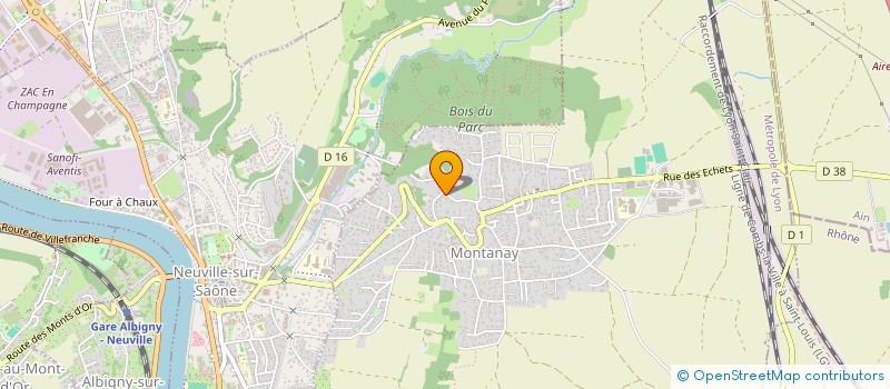 localisation de l'entreprise MONSIEUR KYLIAN ALFRED  MONTANAY