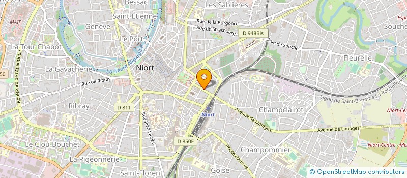 localisation de l'entreprise MONSIEUR KYLIAN AUDE  NIORT