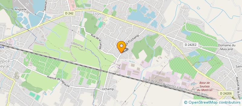 localisation de l'entreprise MONSIEUR KYLIAN BAUGUIL  IZON