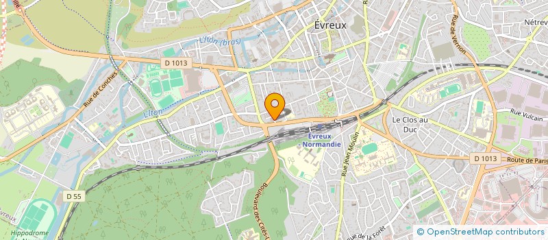 localisation de l'entreprise MONSIEUR KYLIAN BEBIN  EVREUX