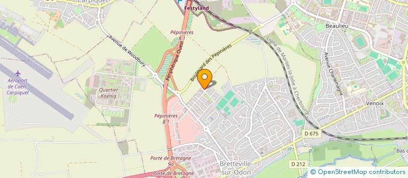 localisation de l'entreprise MONSIEUR KYLIAN BLANDAMOUR  BRETTEVILLE-SUR-ODON