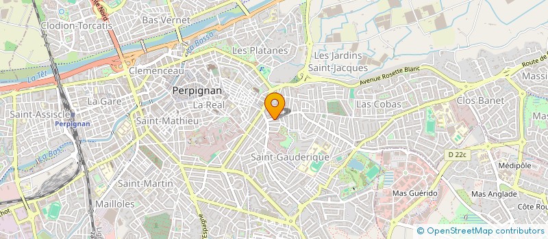 localisation de l'entreprise MONSIEUR KYLIAN BOUSQUET  PERPIGNAN