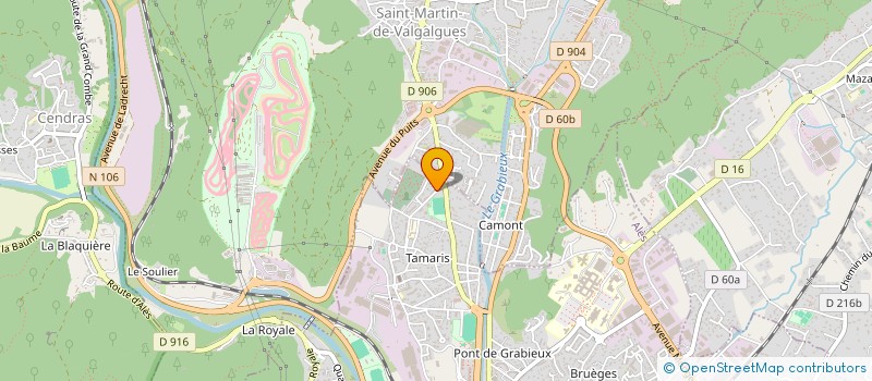 localisation de l'entreprise MONSIEUR KYLIAN BRUNEL  ALES