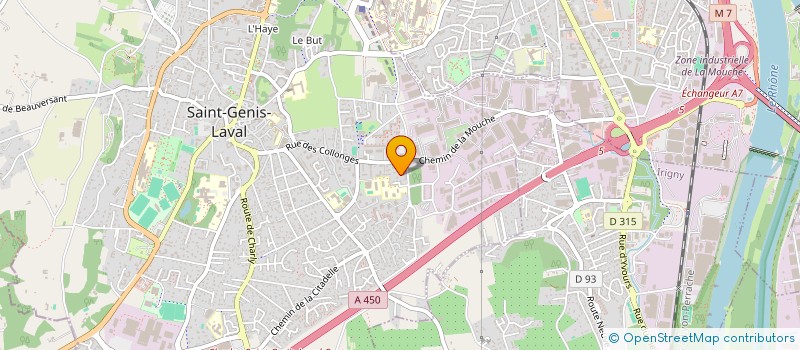 localisation de l'entreprise MONSIEUR KYLIAN BRUNETEAUD  SAINT-GENIS-LAVAL