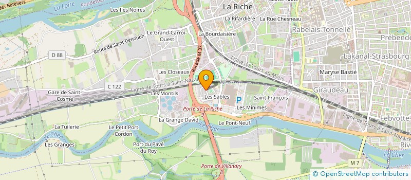 localisation de l'entreprise MONSIEUR KYLIAN CASTIN  LA RICHE