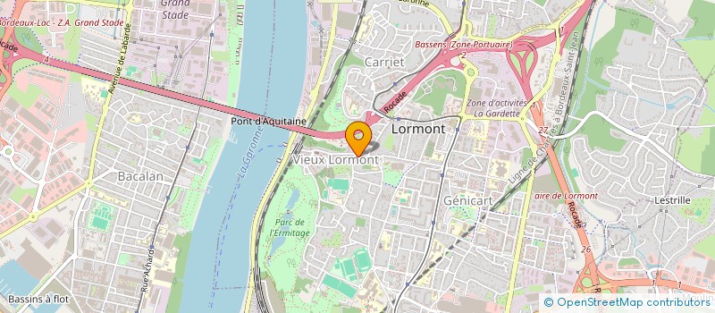 localisation de l'entreprise MONSIEUR KYLIAN CHELHI  LORMONT