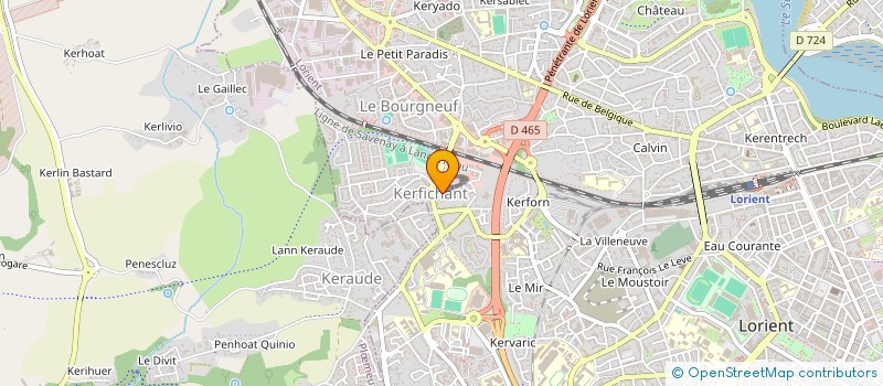 localisation de l'entreprise MONSIEUR KYLIAN CORLAY  LORIENT