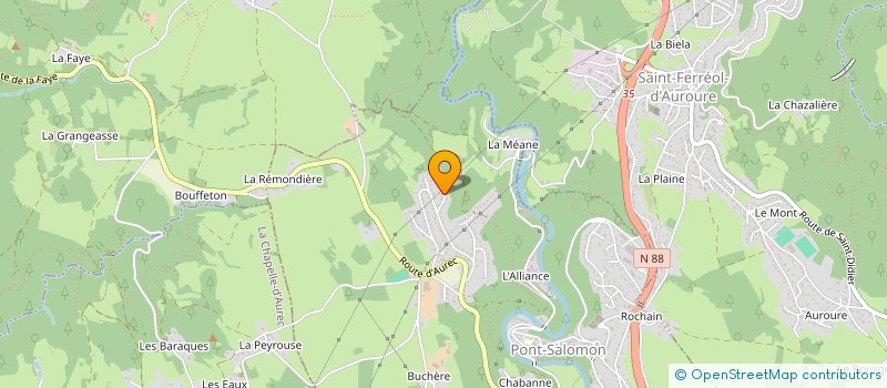 localisation de l'entreprise MONSIEUR KYLIAN DA SILVA  PONT-SALOMON