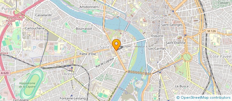 localisation de l'entreprise MONSIEUR KYLIAN DAMY  TOULOUSE