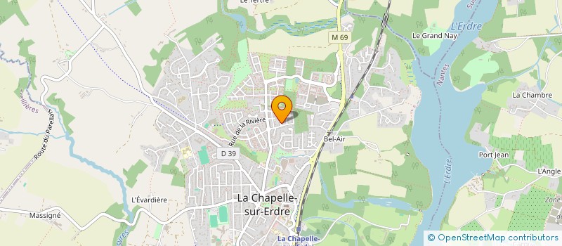 localisation de l'entreprise MONSIEUR KYLIAN DUPUIS à LA CHAPELLE-SUR-ERDRE