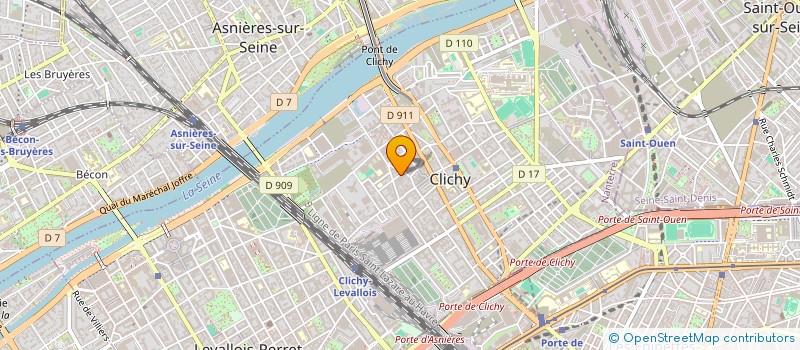 localisation de l'entreprise MONSIEUR KYLIAN FENICHE à CLICHY