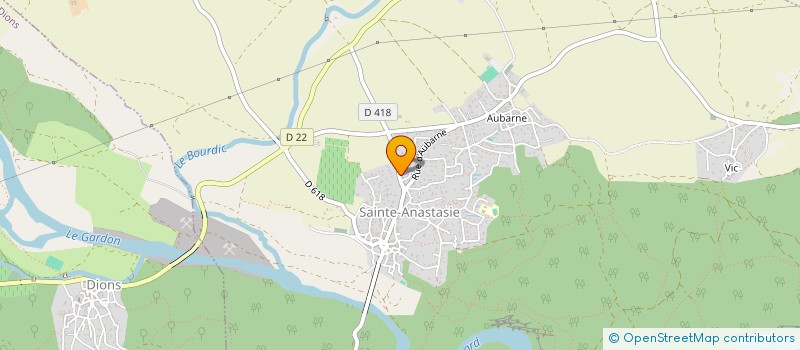 localisation de l'entreprise MONSIEUR KYLIAN FERDINAND  SAINTE-ANASTASIE