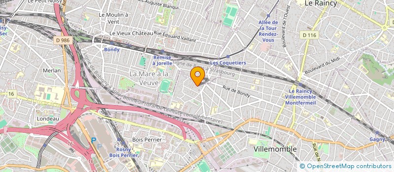 localisation de l'entreprise MONSIEUR KYLIAN FERON à VILLEMOMBLE