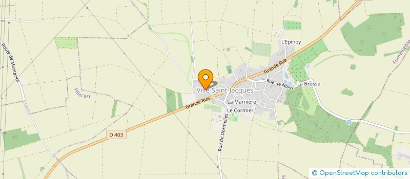 localisation de l'entreprise MONSIEUR KYLIAN GADUEL  VILLE-SAINT-JACQUES