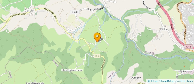 localisation de l'entreprise MONSIEUR KYLIAN GARGENT  CERCIER