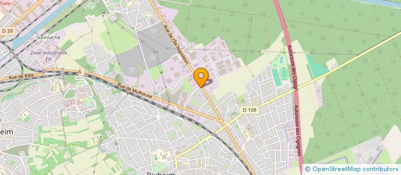 localisation de l'entreprise MONSIEUR KYLIAN GAUME  RIXHEIM