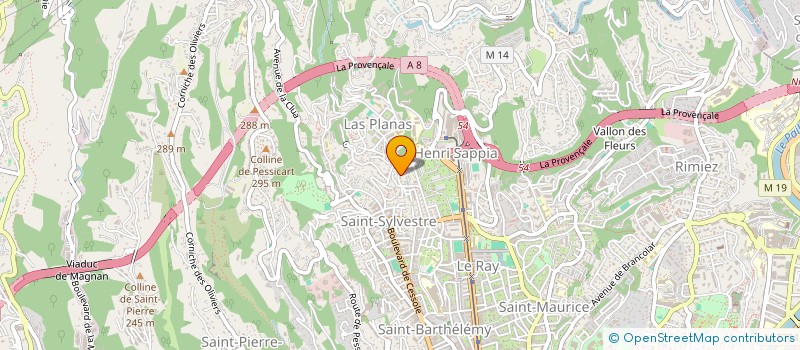 localisation de l'entreprise MONSIEUR KYLIAN GIORDANA  NICE