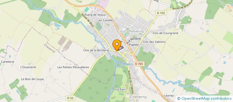 localisation de l'entreprise MONSIEUR KYLIAN HALLAIS à COUR-CHEVERNY