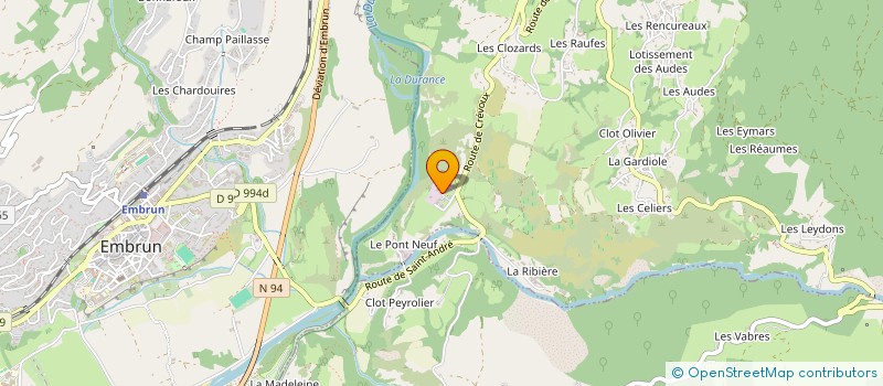 localisation de l'entreprise MONSIEUR KYLIAN HERMITTE  LES ORRES