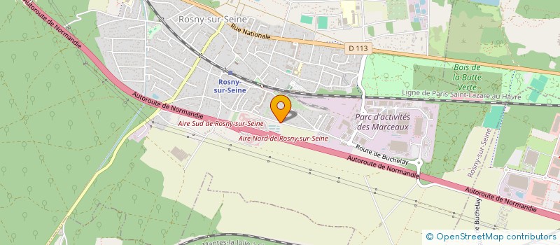 localisation de l'entreprise MONSIEUR KYLIAN JEAN-TOUSSAINT  ROSNY-SUR-SEINE