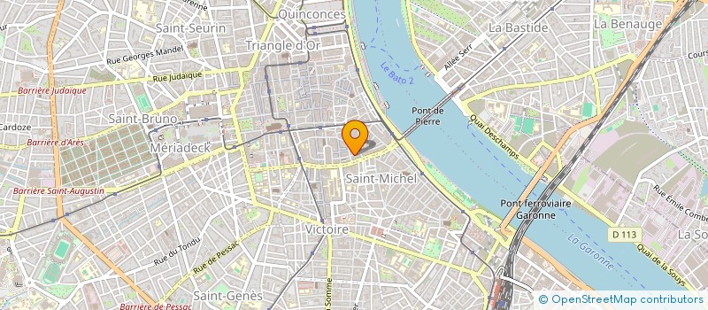 localisation de l'entreprise MONSIEUR KYLIAN JOURDAN  BORDEAUX