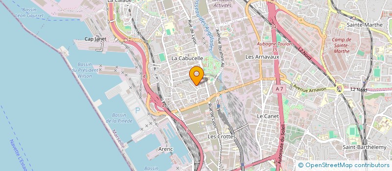 localisation de l'entreprise MONSIEUR KYLIAN KESSI à MARSEILLE