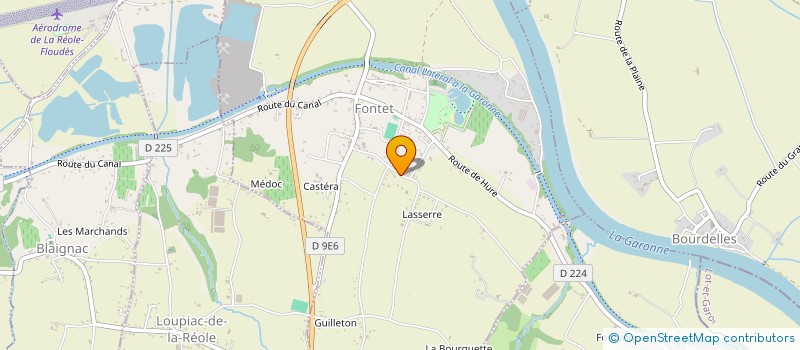 localisation de l'entreprise MONSIEUR KYLIAN LABESQUE-DARRIET  FONTET