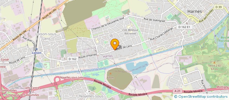 localisation de l'entreprise MONSIEUR KYLIAN LALOUETTE  HARNES