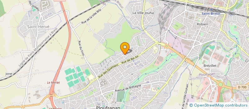 localisation de l'entreprise MONSIEUR KYLIAN LE HENAFF  PLOUFRAGAN