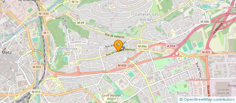 localisation de l'entreprise MONSIEUR KYLIAN LOOTEN  METZ