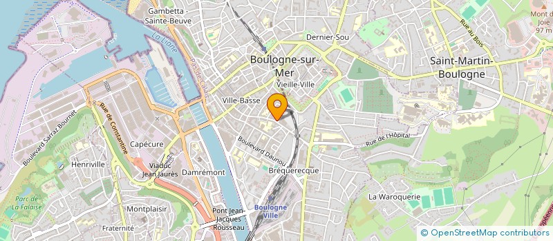 localisation de l'entreprise MONSIEUR KYLIAN MARGUET à BOULOGNE-SUR-MER
