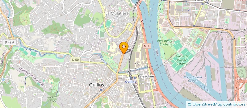 localisation de l'entreprise MONSIEUR KYLIAN MARTIN  LA MULATIERE