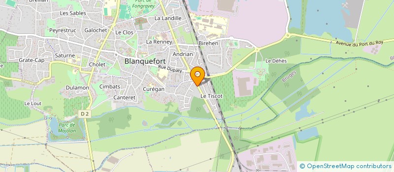 localisation de l'entreprise MONSIEUR KYLIAN MIGOT  LUDON-MEDOC