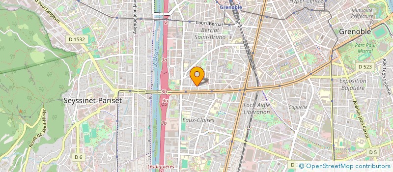 localisation de l'entreprise MONSIEUR KYLIAN MOREAU à GRENOBLE