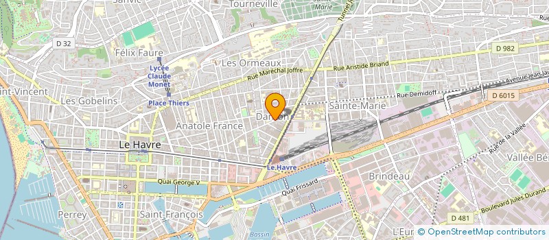 localisation de l'entreprise MONSIEUR KYLIAN MORISSE  LE HAVRE