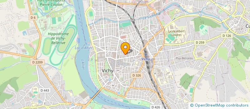 localisation de l'entreprise MONSIEUR KYLIAN NICOLAS à VICHY