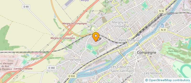 localisation de l'entreprise MONSIEUR KYLIAN NILOR  MARGNY-LES-COMPIEGNE