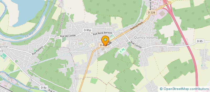 localisation de l'entreprise MONSIEUR KYLIAN OSIG  QUINCY-VOISINS