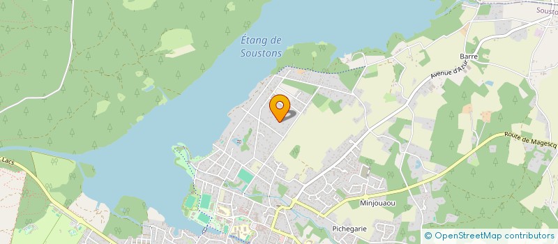 localisation de l'entreprise MONSIEUR KYLIAN PERRET  SOUSTONS