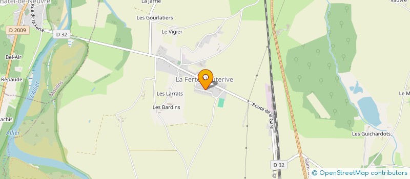 localisation de l'entreprise MONSIEUR KYLIAN PICARD à LA FERTE-HAUTERIVE