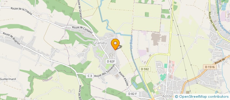 localisation de l'entreprise MONSIEUR KYLIAN PIPAZ  GRANIEU