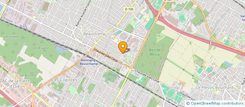 localisation de l'entreprise MONSIEUR KYLIAN QUERCIA  TAVERNY